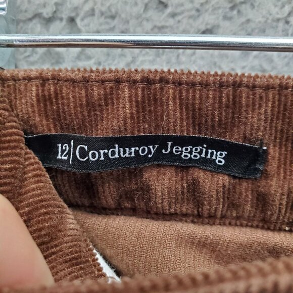 Talbots Jeans Womens 12 Brown Corduroy Jegging Stretch - Picture 3 of 9